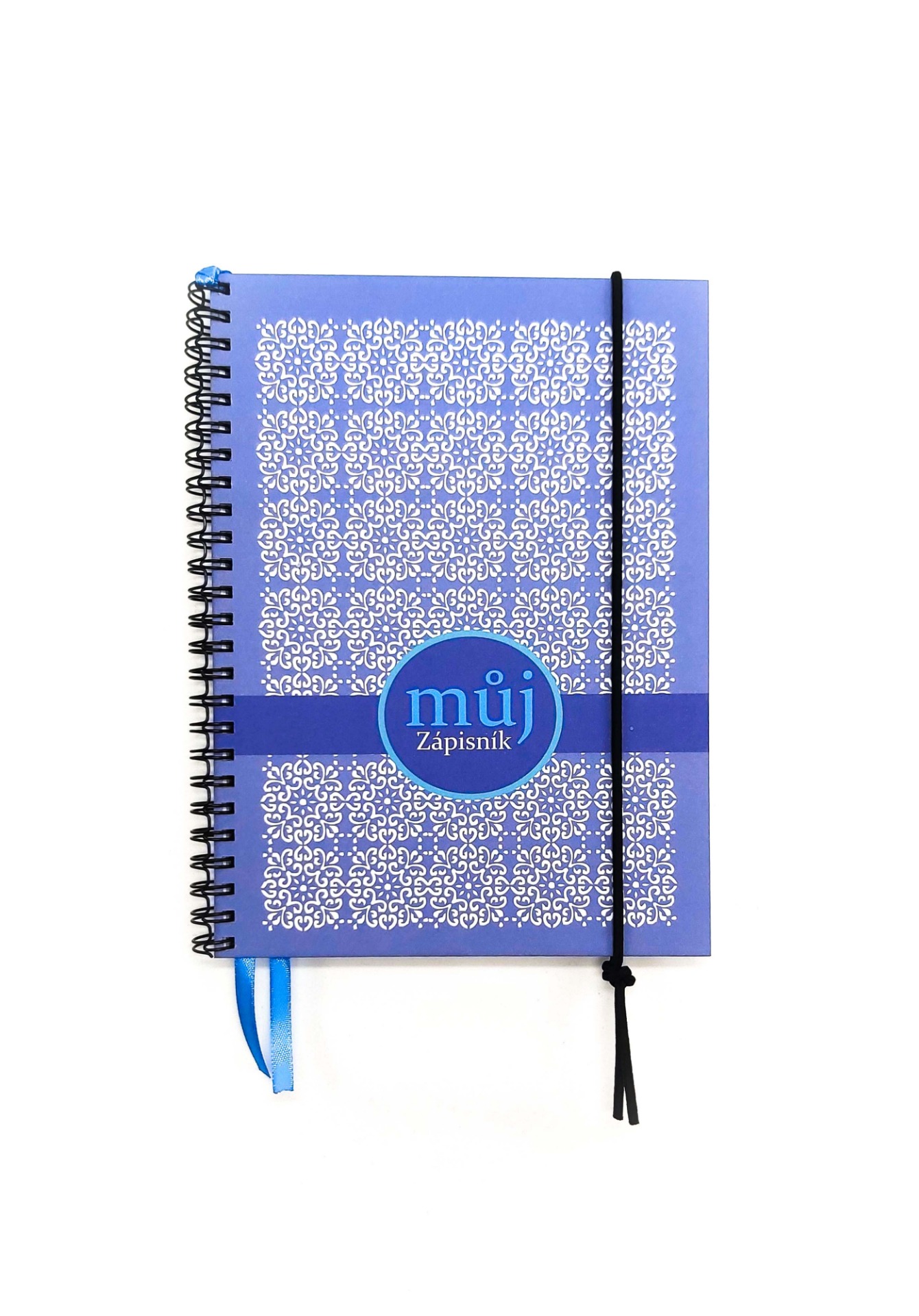 Zápisník A5 (modro - bílý)