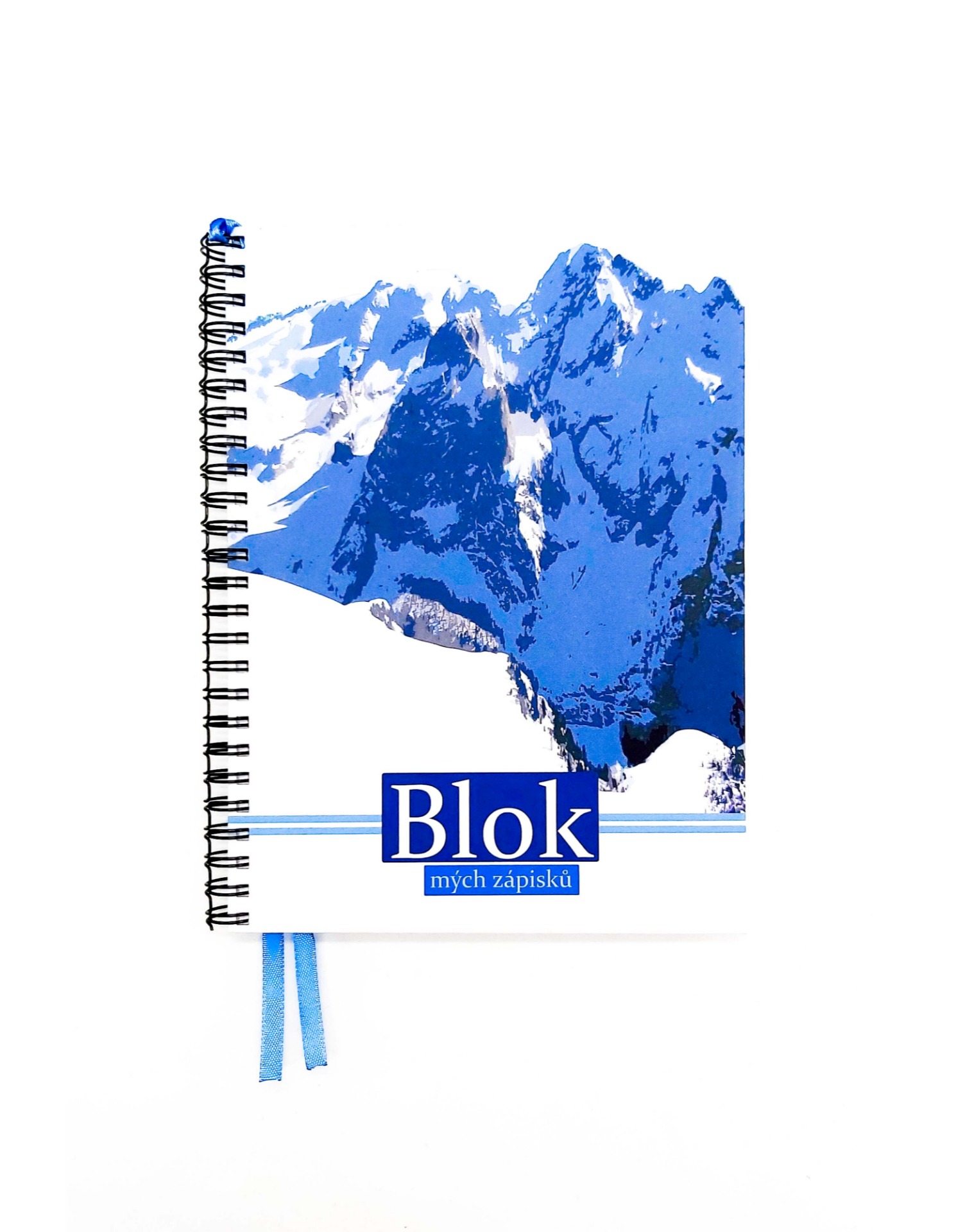 Blok mých zápisků - Zimní motivy (ledovec)