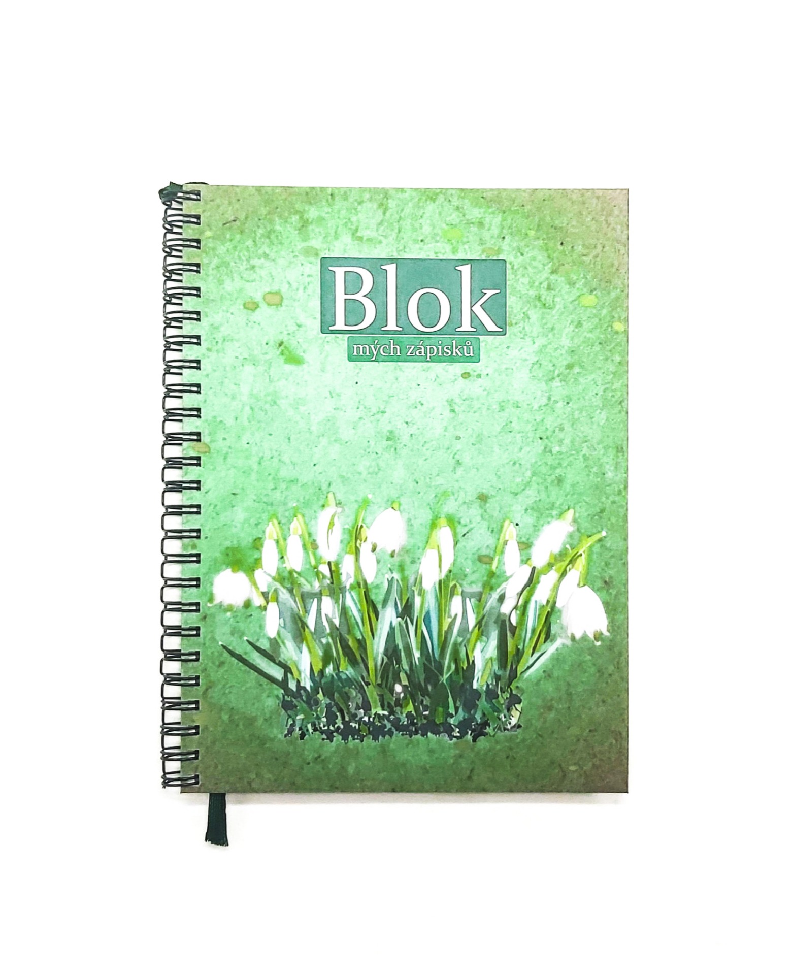 Blok mých zápisků - Jarní motivy (konvalinky)