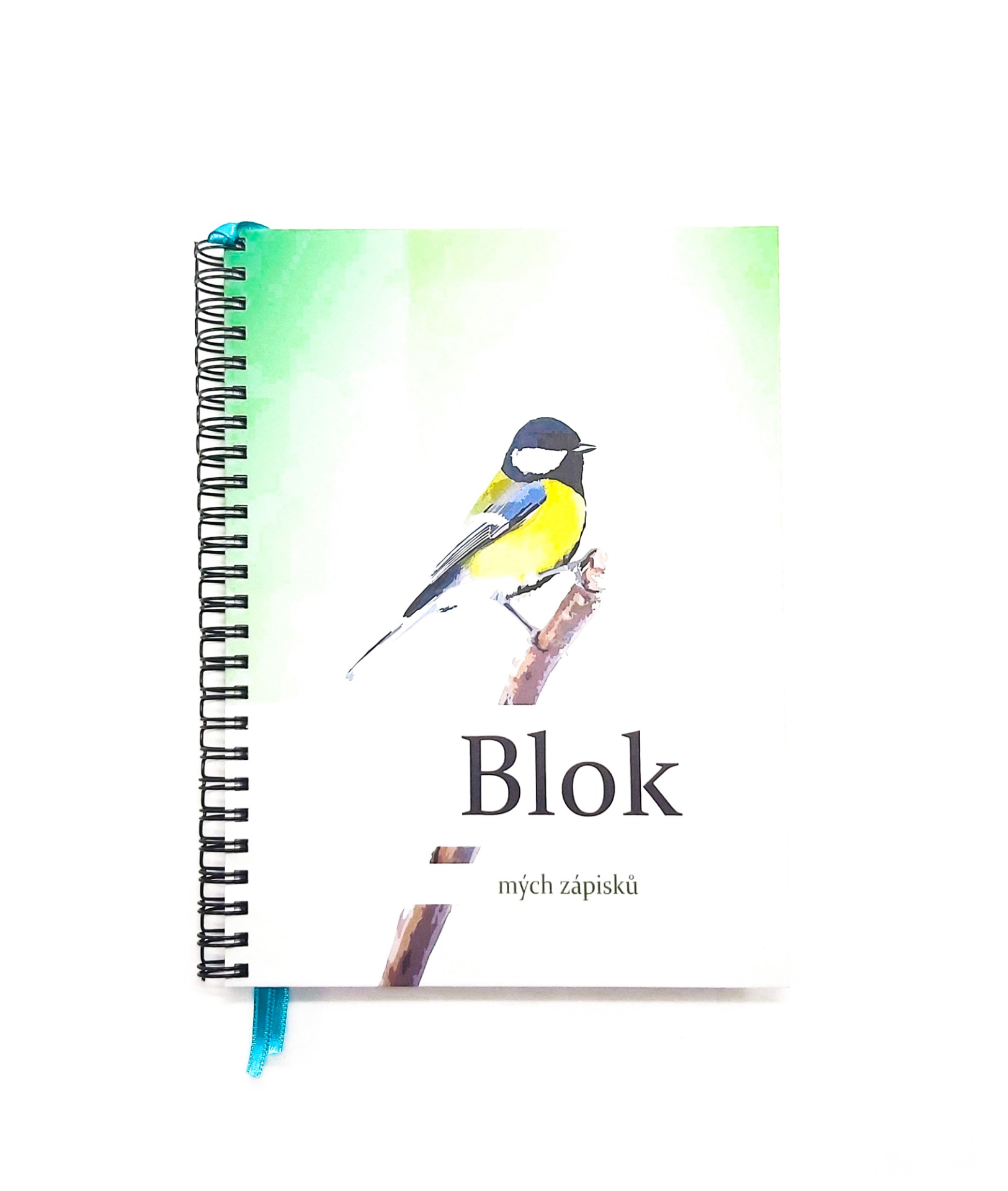 Blok mých zápisků - Jarní motivy (Sýkorka)