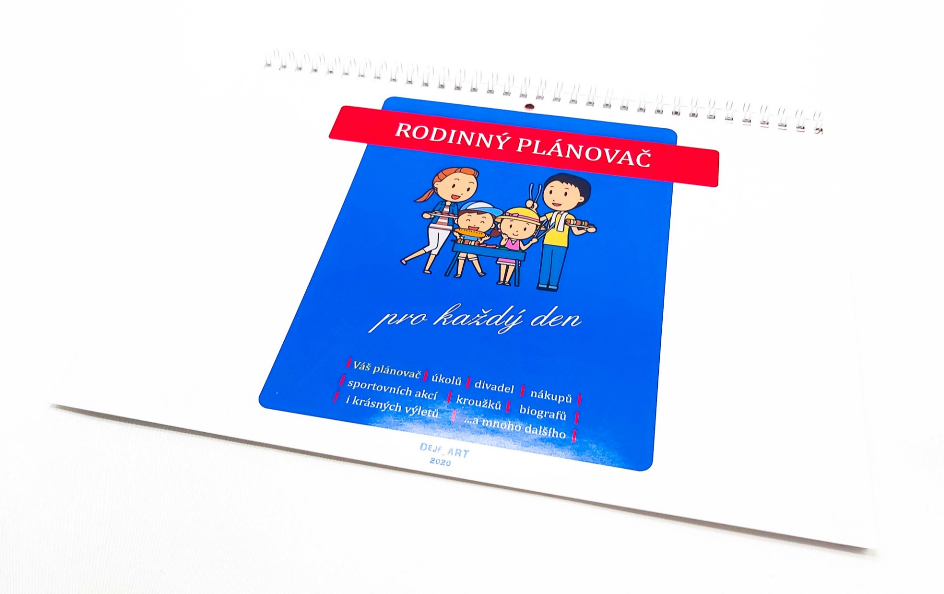 Rodinný plánovač A4 (nástěnný)