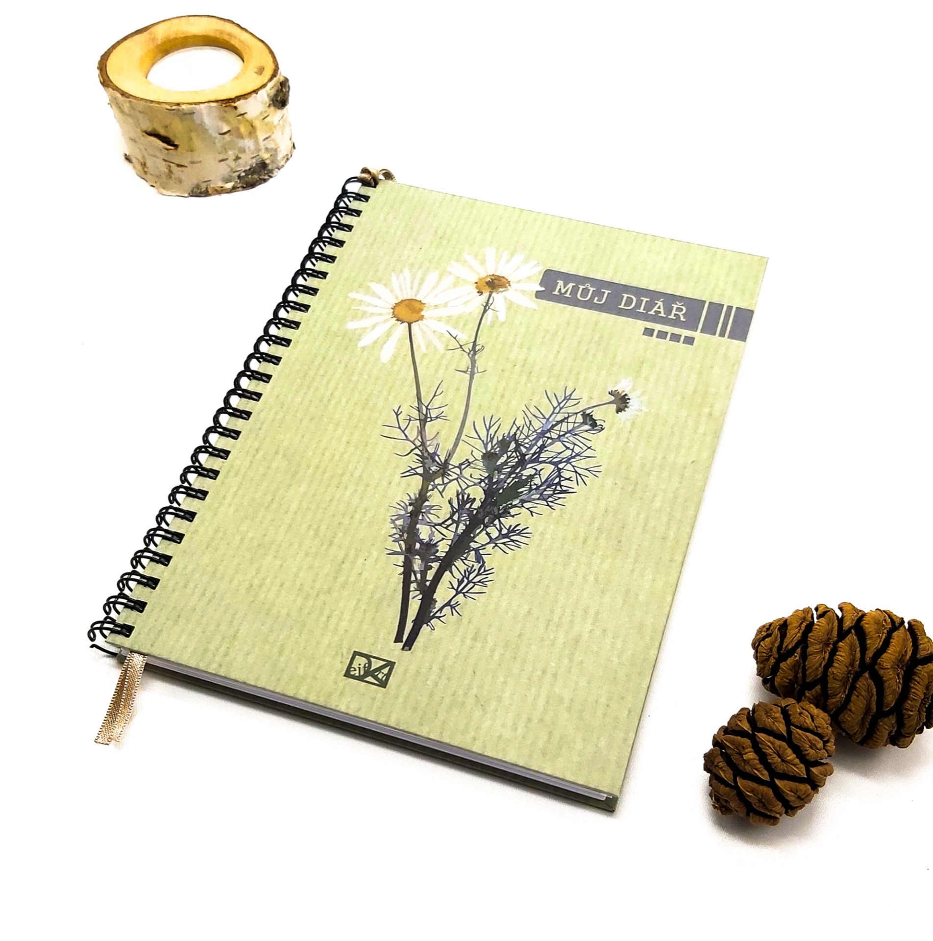 Nedatovaný diář - Kopretina (VINTAGE verze)