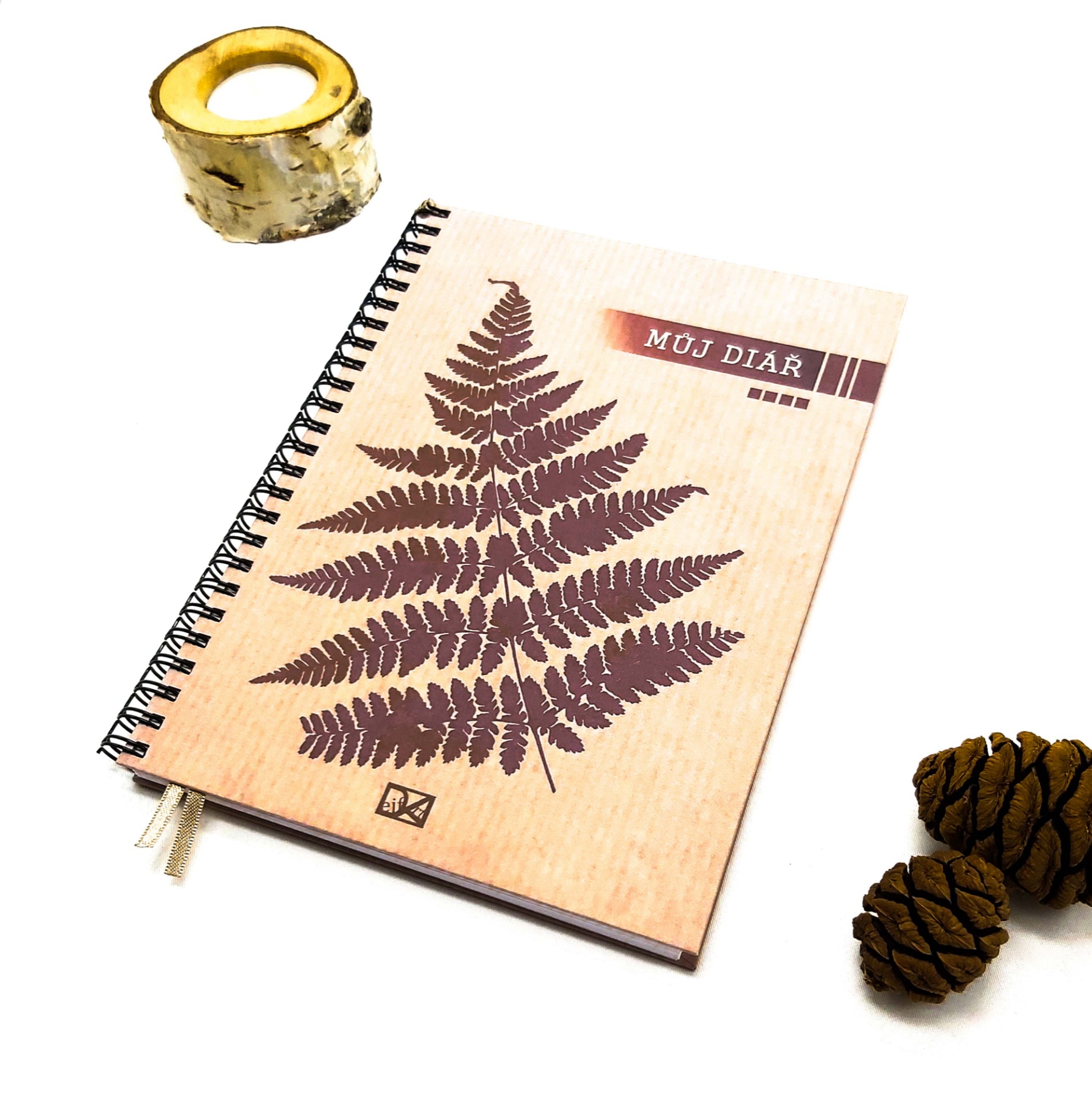 Nedatovaný diář - Kapraď (VINTAGE verze)